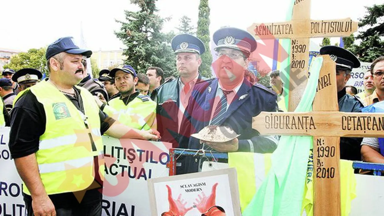 Politistii nu dau amenzi cat sunt in greva