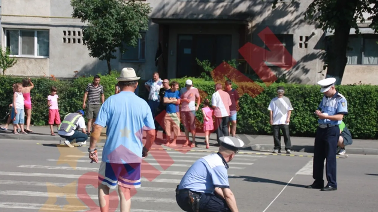Un baieţel de 10 ani s-a ales cu multiple fracturi, in urma unui accident rutier