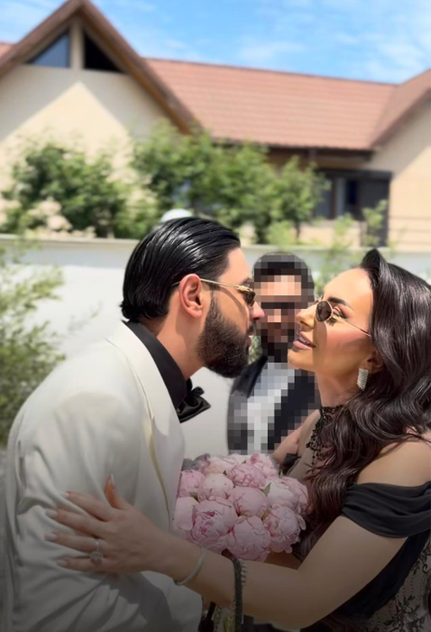 Primele imagini de la nunta lui Dani Stoian. Ce rochie de mireasă a ales nora lui Florin Salam