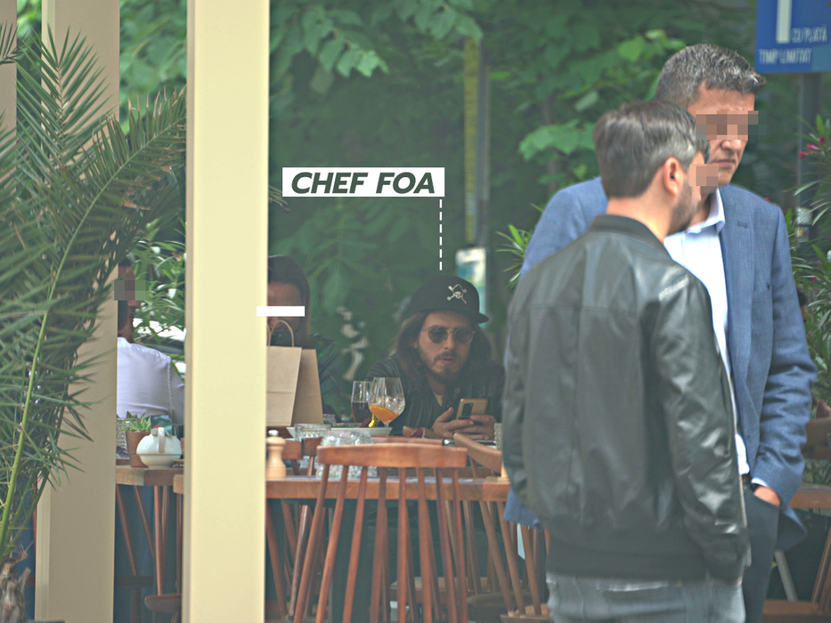 Chef Foa ia prânzul la restaurantul colegului său Joseph Hadad / Sursă foto: CANCAN.RO