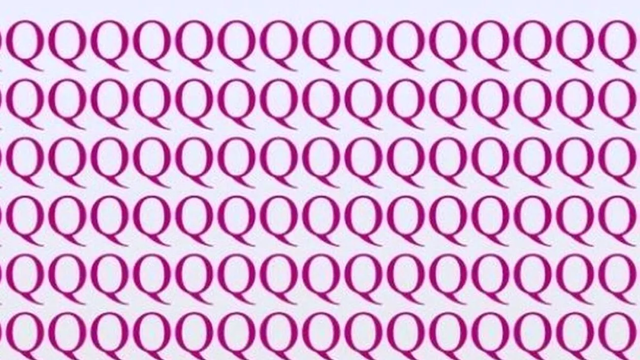Test de inteligență | Numai geniile cu IQ peste 140 văd litera 'O' în doar 10 secunde!