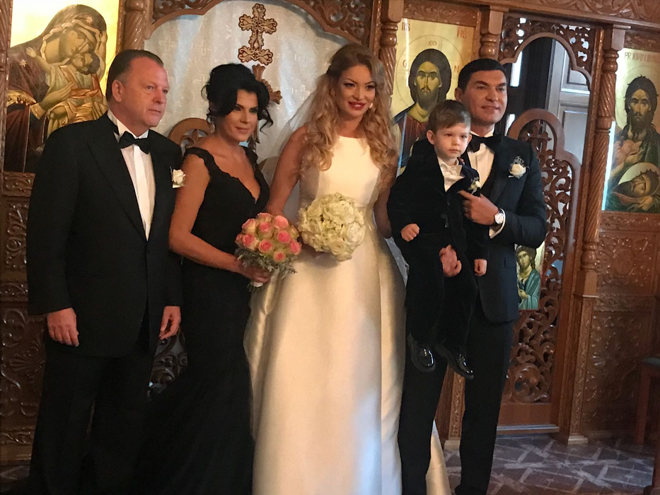 Cristi Borcea și Valentina Pelinel și-au unit destinele în fața lui Dumnezeu