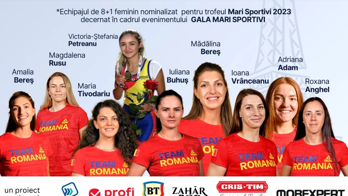 Gala Mari Sportivi ProSport 2023! Echipajul din proba de opt plus unu, cel în care ne punem speranța la JO de la Paris