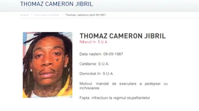 Oficial! Wiz Khalifa, dat în urmărire generală de Poliția Română