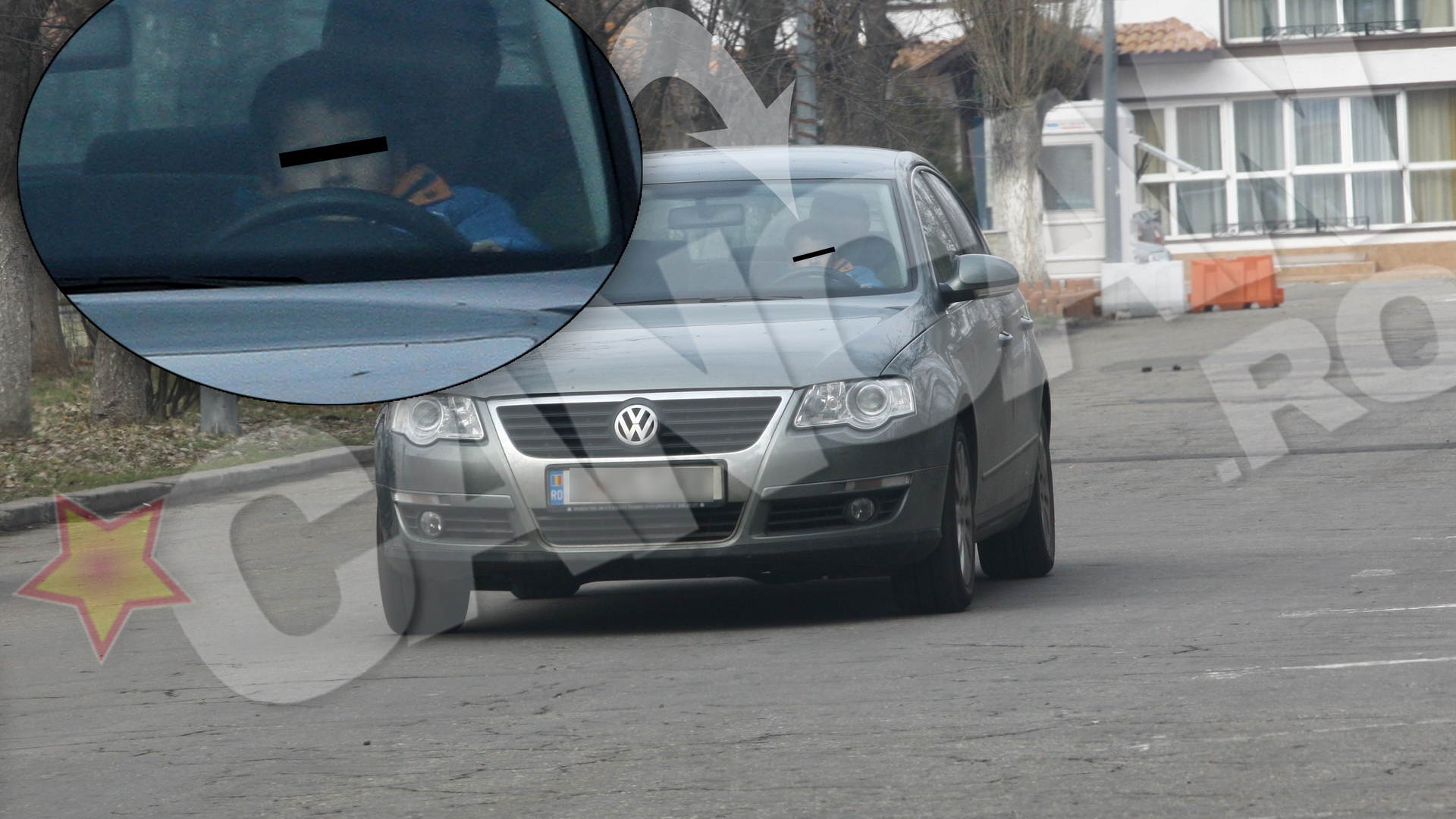 "Spune-mi ca nu vad bine!" Un copil de doar sase ani s-a plimbat la volanul unei masini prin Herastrau!