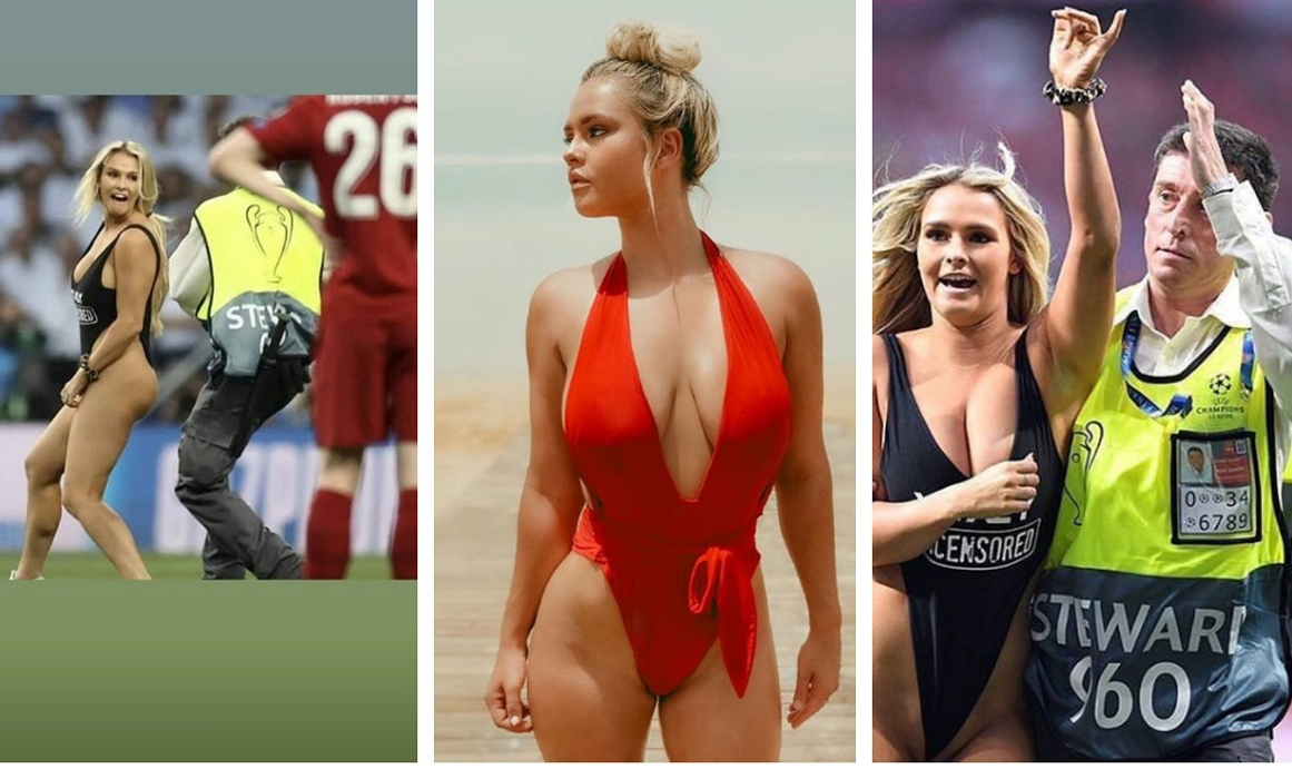 Apelul disperat lansat de Kinsey Wolansky după ce a intrat aproape goală pe teren, în finala Ligii Campionilor