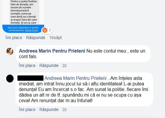 Andreea Marin a fost victima unei fraude informatice