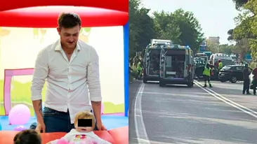 Raul Costea a murit într-un accident rutier cumplit, la doar 26 de ani. Doi copii au rămas acum orfani de tată