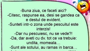 BANC | "Sunteți într-o zonă în care pescuitul este interzis"