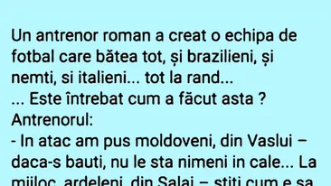 BANC | Echipa invincibilă de fotbal