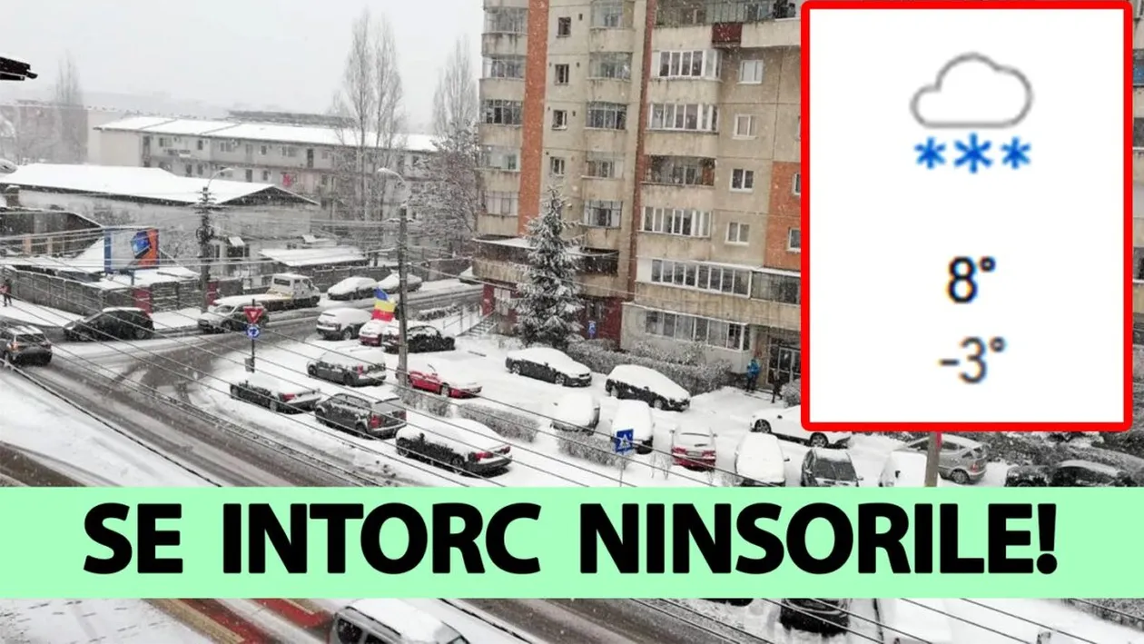 Meteorologii Accuweather anunță că se întoarce iarna în România. Pe ce dată exactă revin ninsorile