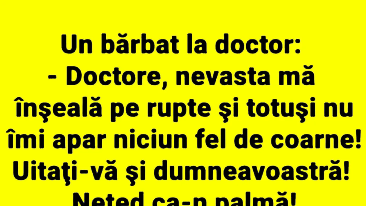 BANC | Doctorul, pacientul și nevasta infidelă