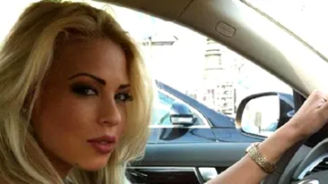 Roxana Nemes, aproape dezbracata la volan! Uite ce haine si-a tras pe ea!