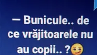 BANCUL ZILEI | De ce vrăjitoarele nu au copii