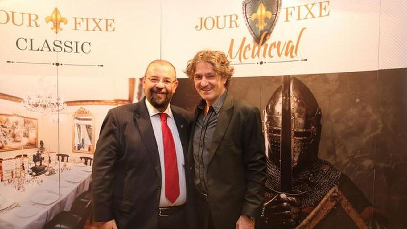 Dupa concert, Salam si Goran Bregovic au luat cina cu Piedone. Vezi cum i-a rasfatat primarul, cu mici si struguri murati!