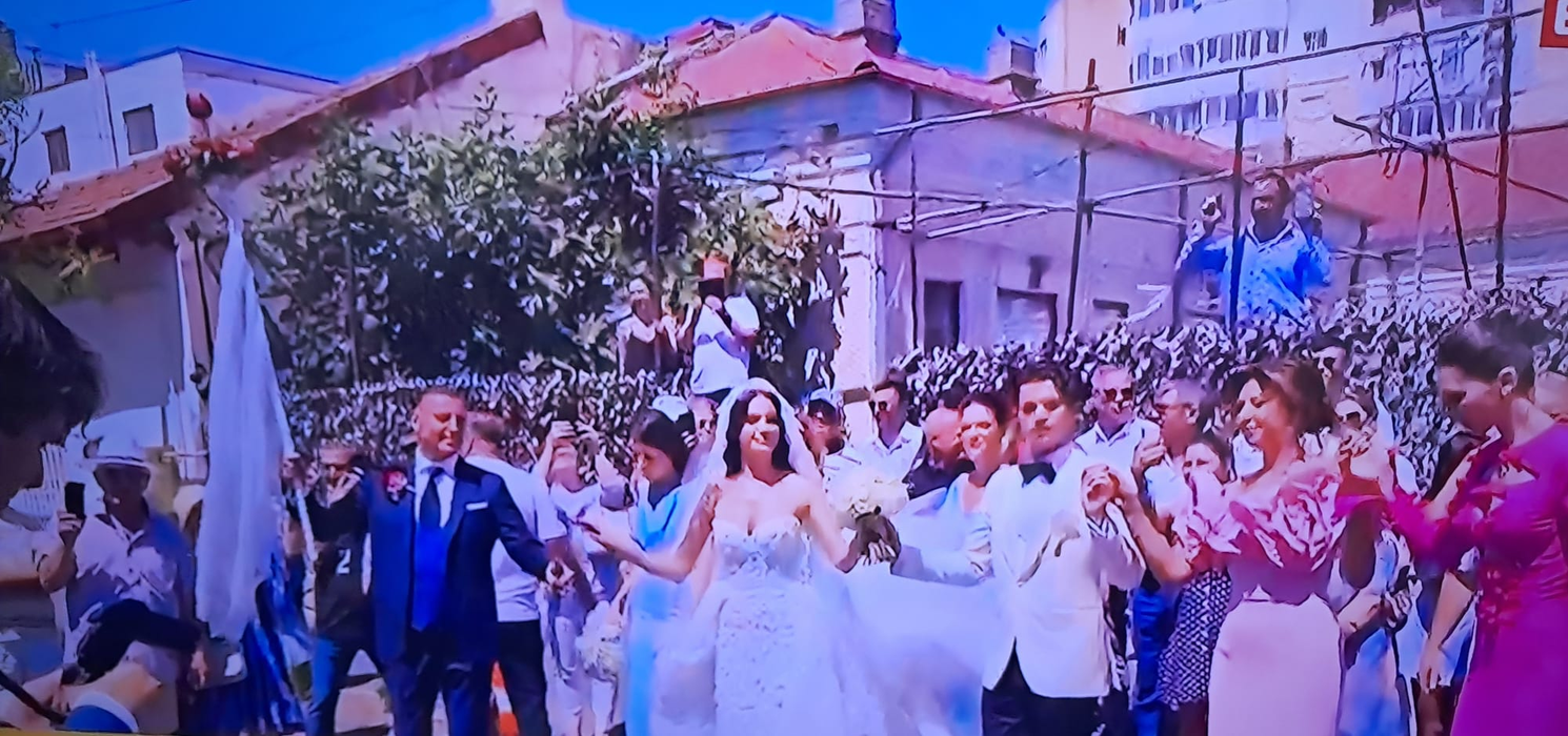 Primele imagini de la nunta lui Ianis hagi cu Elena Tănase/ sursă foto: RTV.