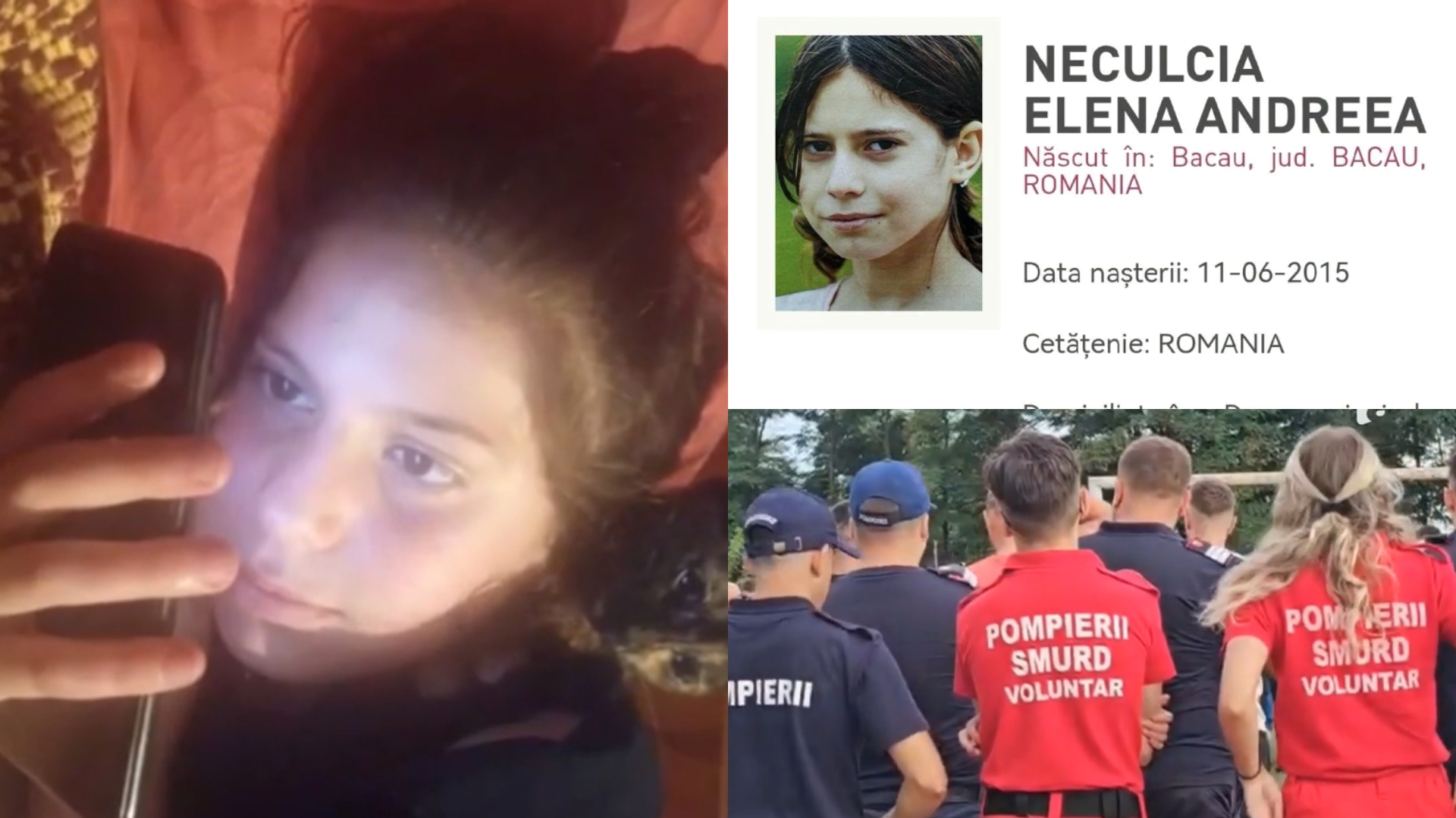 Ce le-a spus Andreea părinților înainte să dispară. Copila de 11 ani este căutată de 3 zile