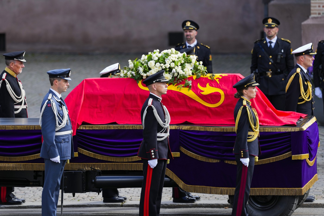 Ceremonia impresionantă de la înmormântarea regelui Harald al V-lea/ sursă foto: Profimedia