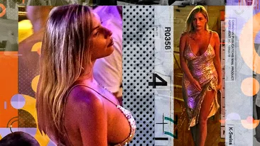 Florentina Raiciu, „magnet” în NUBA. Vedeta Playboy a îmbrăcat cea mai scurtă rochie + a defilat cu cel mai adânc decolteu