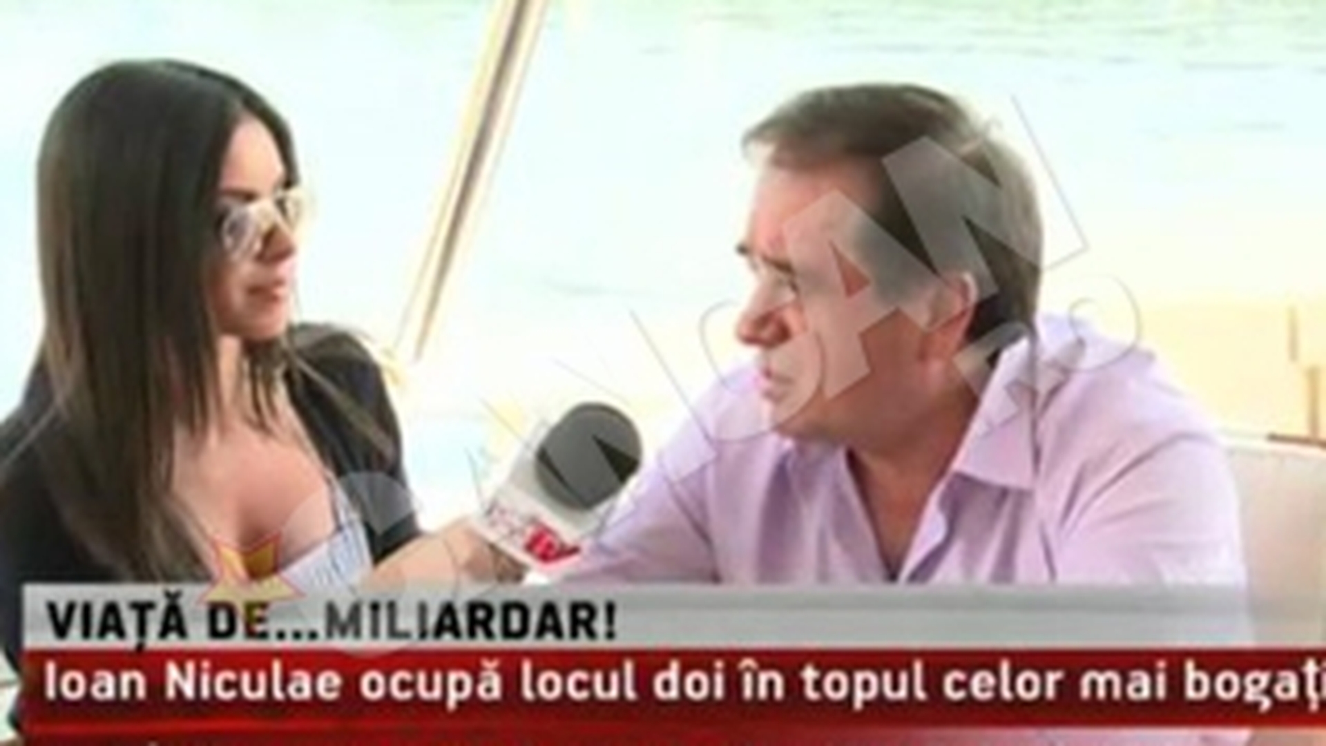 VIDEO Natalia Mateut, rasfatata de miliardarul Ioan Niculae pe iaht!
