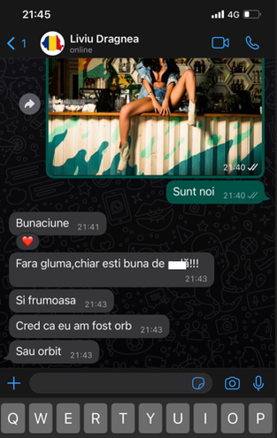 Discuțiile pe WhatsApp între Liviu Dragnea și Suzi nu prea lasă loc de interpretări