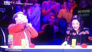 Momentul care i-a făcut pe jurații de la ”Românii au talent” să se prăpădească de râs