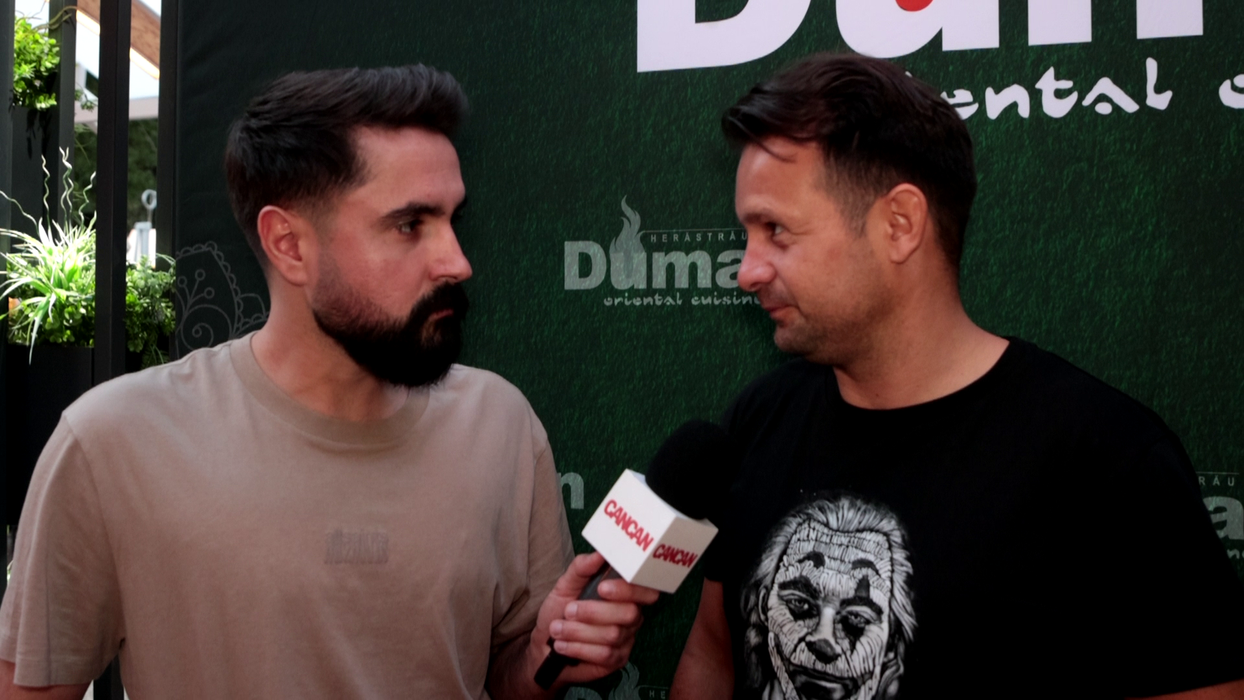 Magicianul Robert Tudor a făcut show total la ziua de naștere a lui Ensar Duman, găzduită în restaurantul afaceristului din Herăstrău (Foto: captură video)