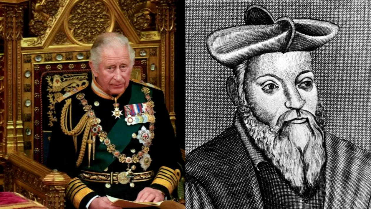 Nostradamus a prezis căderea familiei regale, în 2024! Profeţia înfiorătoare despre Regele Charles