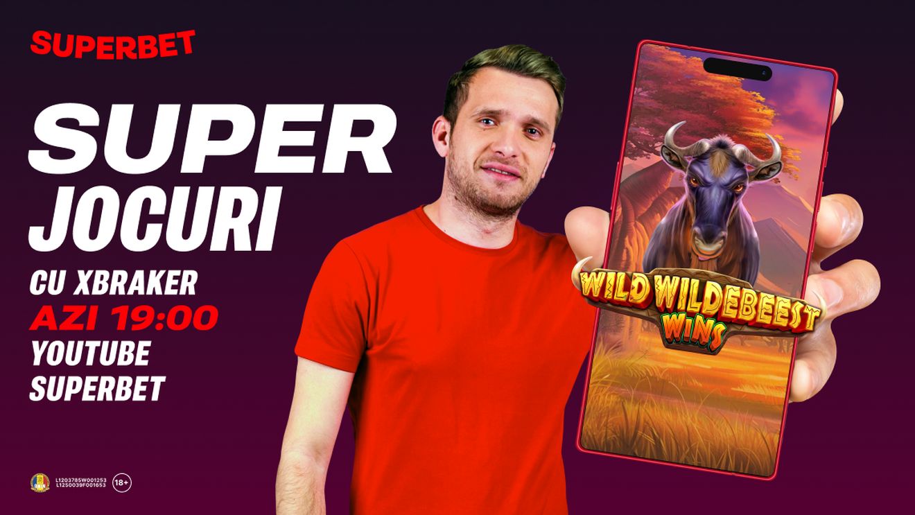 (P) Miercuri de la 19:00, Xbraker vânează un Max Win. E timpul pentru SuperJocuri