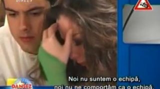 VIDEO Grigore, partenerul Iulianei Luciu la "Dansez pentru tine": "Iuliana e o actrita, noi nu formam o echipa"