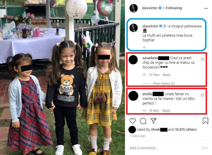 Victor Slav, un tată perfect! Cum reușește să o înveselească pe Sofia și ce face ca fiica lui să nu simtă lipsa mamei. Bianca Drăgușanu și fostul soț au vorbit azi | FOTO