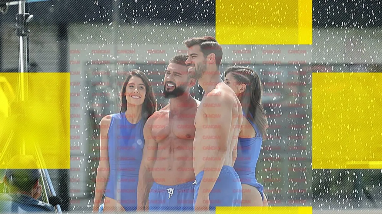 Dorian Popa și Ștefan Floroaica au rămas în pielea goală pe stradă fără nicio jenă! Trecătorii s-au oprit pentru a-i vedea pe cei doi musculoși fără haine