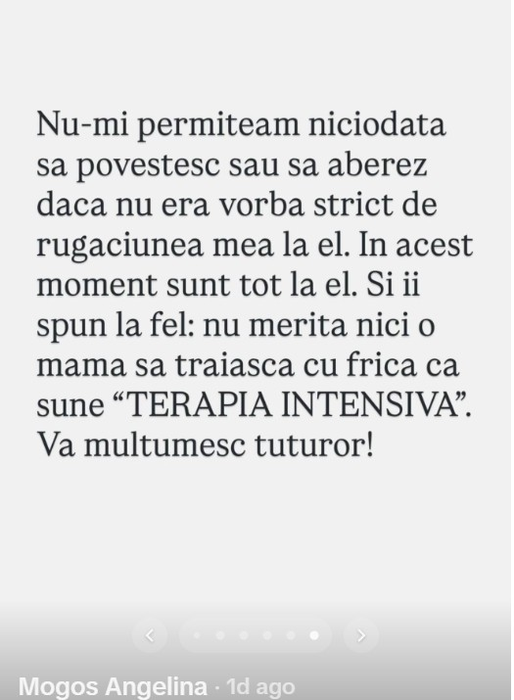 Ce semn ar fi primit Angelina Mogoș după ce a fost la mormântul fiului ei, Pablo: „Ultima săptămână mi-a dat de gândit”