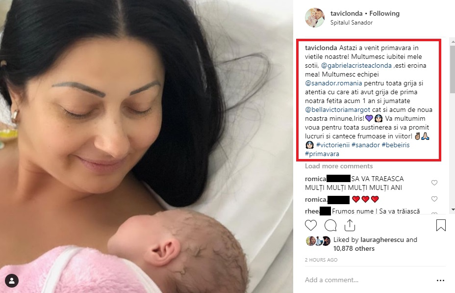 Gabriela Cristea, primele declarații de pe patul de spital. Ce surpriză i-a făcut soțul ei, Tavi Clonda