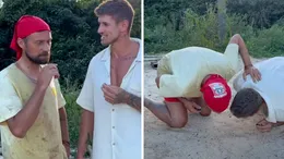 Gabi Tamaș a consumat alcool la Survivor, pe furiș? Imagini cu „îmbăTamaș” în acțiune