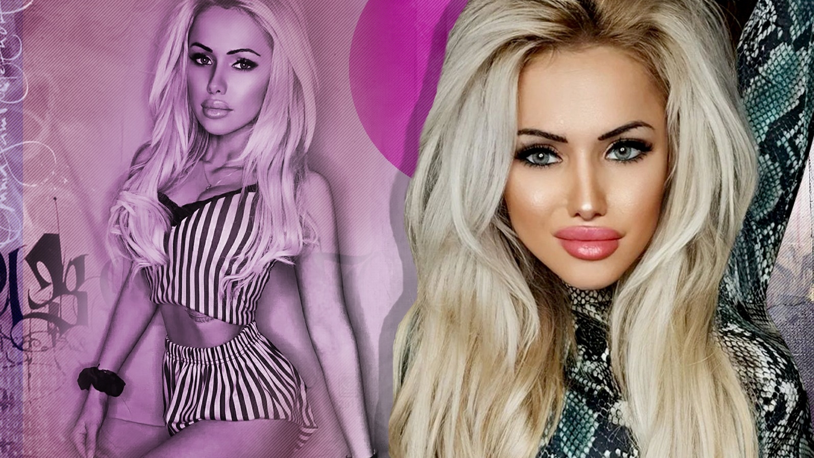 Nati s-a transformat într-o adevărată păpușă Barbie! Blondina asta e super dotată și de bărbați admirată!