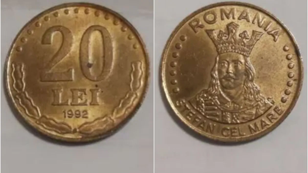 O mai ai acasă? Prețul ireal la care se vinde o monedă de 20 de lei din 1992