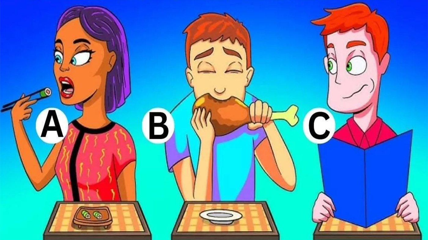 Test de inteligență | Care dintre aceste 3 persoane este un hoț?