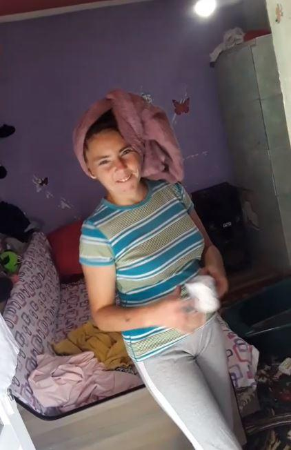 Vulpița este numai cu zâmbetul pe buze /Foto: TikTok