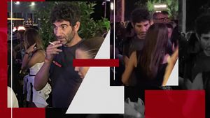 ”Firicel” a călcat iar pe bec? Tot cu o brunetă! Actorul Toma Cuzin a ”anturat” o tânără, au mers singuri pe plajă și…
