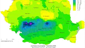 ANM a emis avertizări meteo în lanț. Zonele afectate de fenomene meteo severe, în următoarele ore