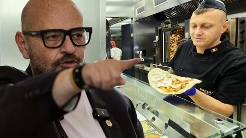 Bănuielile s-au confirmat! Ce a putut găsi Piedone la Socului Kebap. Cum se face shaorma acolo, de fapt