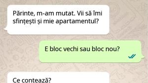 BANC| "Părinte, m-am mutat. Vii să îmi sfințești și mie apartamentul?"