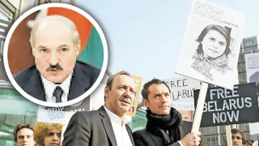 Kevin Spacey si Jude Law au protestat contra ultimului dictator din Europa