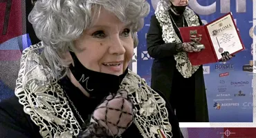 Margareta Pâslaru, apariție impecabilă la Gala UCIN. Ce mare cerință a avut artista, la panoul unde a fost fotografiată