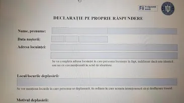 Nu e banc! Ce a scris o femeie din Borșa pe declarația de propria răspundere, pentru a participa la Înviere. Riscă 3 ani de închisoare