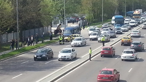 Accident spectaculos pe DN1! Cinci masini au fost facute praf in urma impactului!