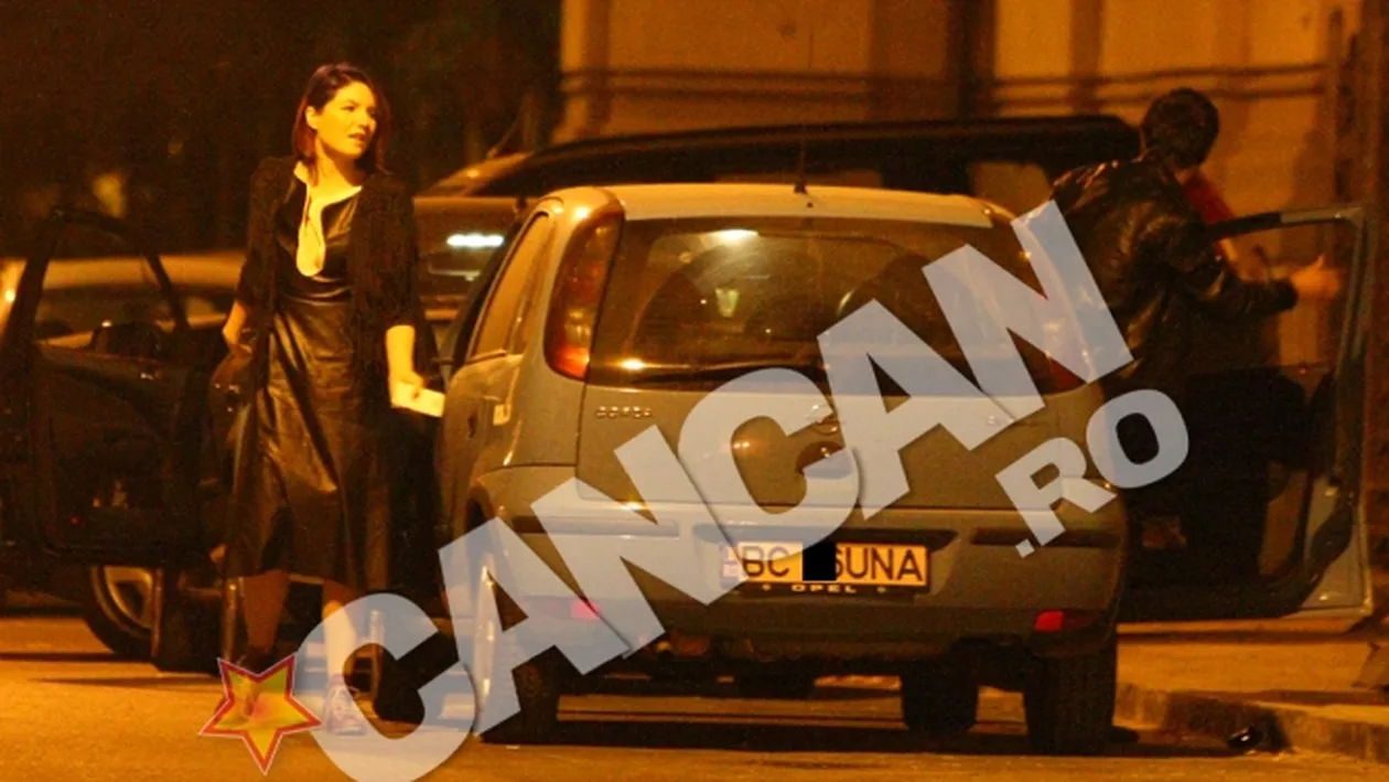 Alexandra Ungureanu a mers acasa cu un barbat, dar nu s-a aratat foarte incantata de companie. S-au tratat cu indiferenta totala!