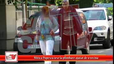 Singur si bolnav, marele actor Mitica Popescu se bucura, asa cum poate, de micile placeri ale vietii