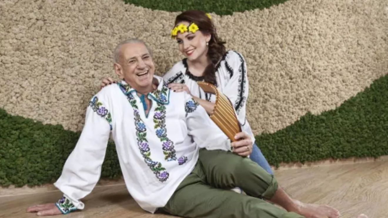 Gheorghe Zamfir, declarații emoționante despre soția cu 44 de ani mai tânără: "E un înger, nu ajungeam la 80 de ani fără ea"